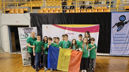 Școala Primară EuroEd pe podium la Competiția Internațională de Robotică – MRC Global Olympiad, Creta