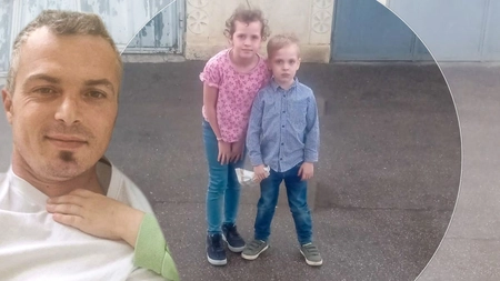 Ovidiu Păduraru își crește singur cei doi copii, după ce mama lor i-a părăsit: „Am fost plecat 3 ani în Germania, iar ea a plecat cu alt bărbat”