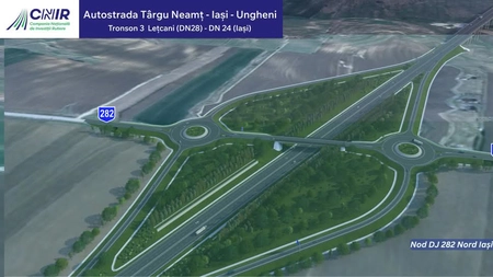 A fost lansată licitația pentru ultimele trei tronsoane ale Autostrăzii Unirii, în județul Iași