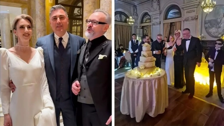 Mihai Albu a făcut nuntă pentru a doua oară. Mihaela Borcea i-a fost din nou nașă