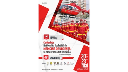 În aceste zile, la Iași, are loc Conferința Națională a Societății de Medicină de Urgență și Catastrofă din România
