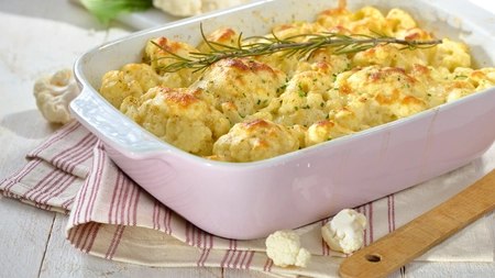 Budincă de conopidă, o rețetă delicioasă și sănătoasă! Alegerea perfectă pentru o masă în familie!