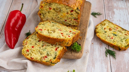 Chec sărat cu legume și brânză! Află care sunt ingredientele de care ai nevoie!