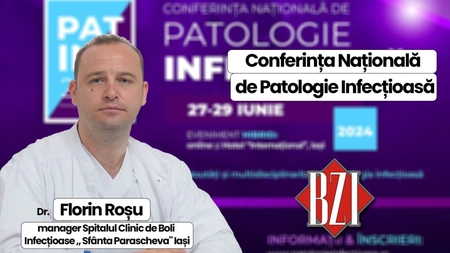 LIVE VIDEO - Dr. Florin Roșu, manager Spitalul Clinic de Boli Infecțioase, discută despre Conferința Națională de Patologie Infecțioasă la BZI LIVE
