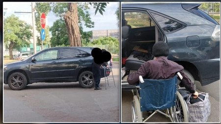 Acesta este cerșetorul cu patru mașini! Nu o să îți vină să crezi câți bani face în câteva ore: „Am găsit o geantă plină în posesia sa”