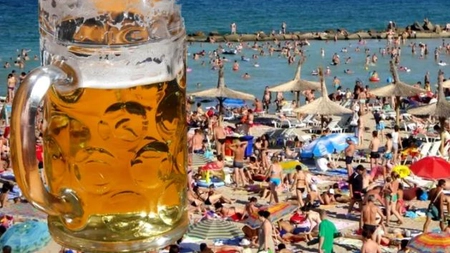 Cât costă o bere la dozator, în Eforie Nord: Turiștii au crezut că este o greșeală!