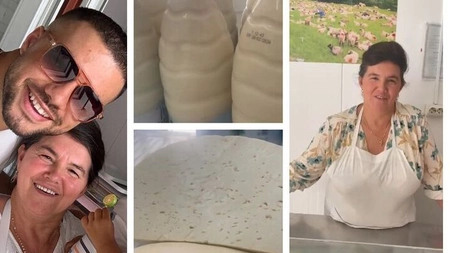 Mama Geta vinde produse lactate! Cât costă o sticlă de lapte și un kilogram de caș proaspăt