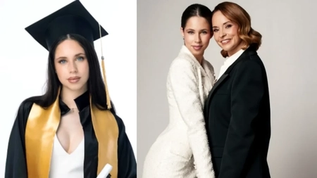 Violeta, fiica Andreei Marin, a terminat cu brio liceul. Ce emoții au încercat-o pe Andreea Marin