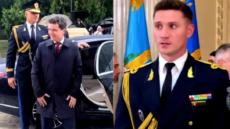 Ionuț, ofițerul SPP ajuns viral, a rămas în slujba președintelui. Unde a fost văzut alături de Nicușor Dan