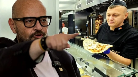 Piedone, iritat de ce a găsit la Kebap Socului. Iată cum se face de fapt shaorma acolo