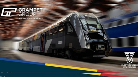 Electroputere Pașcani a construit primul tren automotor din România după 90 de ani! Vehiculul a fost scos în probe pe calea ferată