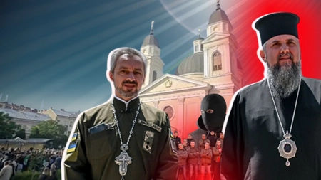 Volodimir Zelenski l-a decorat pe un cleric al Bisericii Ortodoxe a Ucrainei, implicat în incidentul violent de la Catedrala din Cernăuți împotriva preoților români
