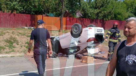 Accident rutier la ieșirea din Schitu Duca spre Vaslui. Patru persoane au fost rănite, iar traficul este blocat pe DN 24