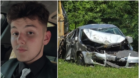 Condus spre moarte de un prieten băut! Tânăr de 18 ani, găsit sub o mașină răsturnată
