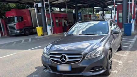 Autoturism de 75.000 de lei, furat din Italia, depistat la punctul de frontieră Sculeni