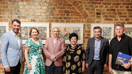 Palatul Braunstein deschide expoziția permanentă „Fascinanta stampă japoneză” – un omagiu adus artei tradiționale nipone