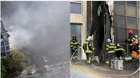 Incendiu devastator la un cunoscut hotel din România! Zeci de persoane evacuate