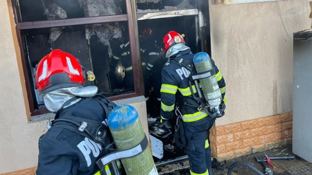 Un nou incendiu în comuna Belcești! Pompierii au intervenit în forță