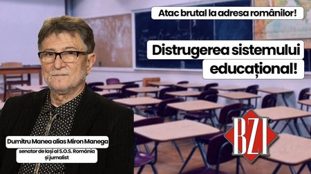 LIVE VIDEO - Top politic, economic, social și educațional BZI LIVE alături de cunoscutul jurnalist Dumitru Manea alias Miron Manega, senator de Iași al Partidului S.O.S. România. Război români contra români, măsuri 