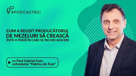 Cum a reușit producătorul de mezeluri “Fabrica de Fum” să crească într-o piață în care se închid afaceri? Aflați de la Paul Gabriel Ioan, cofondatorul afacerii, într-un nou episod de #PodcastBZI!