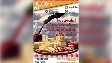 Gustaria Fest revine la Iași cu brânzeturi fine, afumături autentice și vinuri alese!