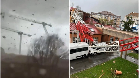 Tornadă violentă lângă Paris: un om a murit, alți patru sunt răniți grav