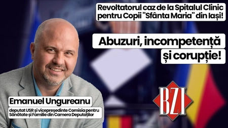 LIVE VIDEO - Emisiune BZI LIVE cu invitatul Emanuel Ungureanu, deputat USR și membru în Comisia pentru Sănătate și Familie
