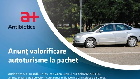 <em class='ep-highlight'>ANTIBIOTICE</em>- Anunț valorificare autoturisme la pachet