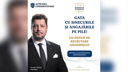 Claudiu Târziu, europarlamentar și liderul Acțiunii Conservatoare, despre angajările la stat pe pile: ”Este necesară o agenție independentă politic”
