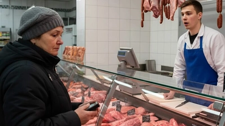 În fiecare zi, o pensionară în vârstă de 70 de ani cumpăra 40 kg de carne de la un măcelar pe care îl cunoștea