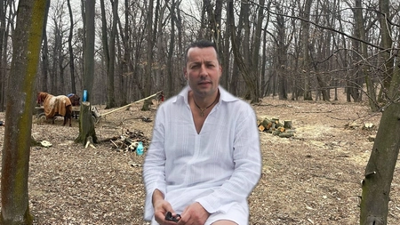 A defrișat pădurea ca să-și facă gardul! Gabriel Rădună, reținut după ce a tăiat copacii din Bucium și a ridicat un șantier ilegal