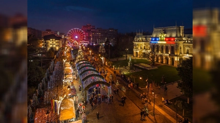 Când se va deschide patinoarul din Piața Unirii! Iată ce evenimente vor fi organizate și ce restricții de circulație se vor impune de Ziua Națională a României