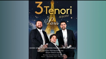 Concert extraordinar susținut de 3 Tenori Ieșeni la Paris