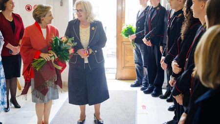 Istorie, regalitate, noblețe de ideal, gând și faptă. Principesa Sofia a României, în vizită la Colegiul Negruzzi din Iași