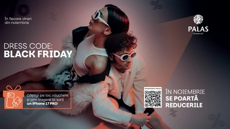 Black Friday la Palas: toate brandurile din grupul INDITEX te așteaptă cu promoții de neratat, iar locația ZARA din Palas se va deschide vineri cu o oră mai devreme