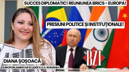 Ediție specială BZI LIVE alături de președintele Partidului S.O.S. România și europarlamentar român Diana Șoșoacă