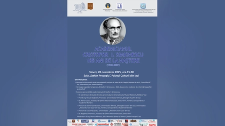 Manifestarea „Acad. Cristofor I. Simionescu – 105 ani de la naştere (1920 - 2007)”, organizată la Complexul Muzeal Național „Moldova” Iași