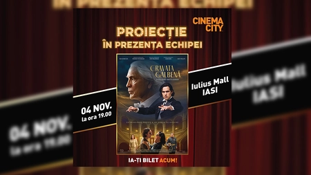 Avanpremiera filmului „Cravata Galbenă”, despre dirijorul Sergiu Celibidache, în această seară, la Cinema City din Iulius Mall.  La eveniment va participa Serge Ioan Celebidache, regizorul peliculei