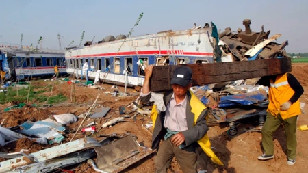 Tragedie feroviară în China! 11 muncitori morți după ce un tren i-a lovit într-o zonă de lucru