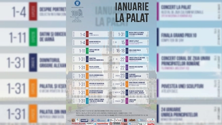 Început de an bogat în evenimente culturale la Palatul Culturii