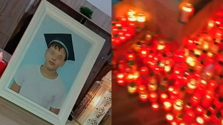 Eduard, băiețelul de 12 ani, ucis de un șofer beat în Ialomița, condus pe ultimul drum