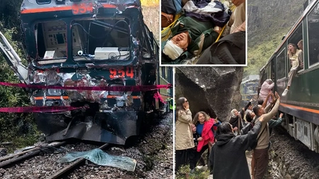 Un mort și circa 30 de răniți după ciocnirea a două trenuri cu turiști lângă Machu Picchu