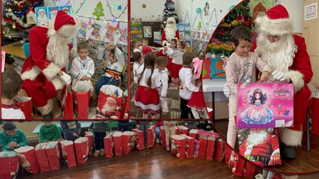 Prietenii lui Moș Crăciun au înveselit sărbătorile pentru zeci de preșcolari. Copilașii din comuna Șipote au primit dulciuri, hăinuțe, jucării și promisiunea unei revederi din partea Moșului