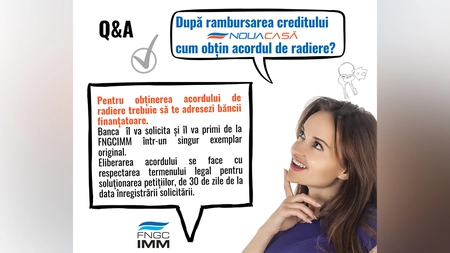 Informații utile despre radierea ipotecii în cadrul programului Prima Casă / Noua Casă