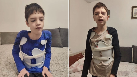 Ioan Pienescu are nevoie urgent de o intervenție chirurgicală pentru o șansă la viață. Băiatul de 13 ani a fost diagnosticat cu scolioză severă