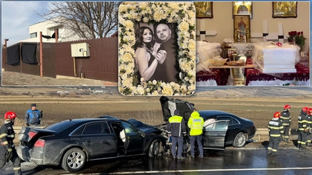 Mâine, Sorin, Diana și fiica lor sunt conduși pe ultimul drum. Capela în care au fost depuși este plină de flori, iar la vila afaceristului a fost pus un doliu imens