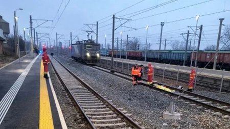 Accident feroviar! Un bărbat a murit după ce a traversat calea ferată prin loc nepermis!