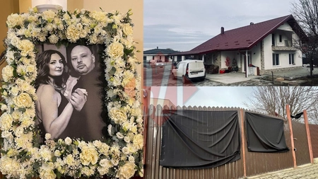Un doliu uriaș a fost pus pe poarta de acces a proprietății afaceristului Sorin Iacob, mort în accidentul de la Ciortești. Abia își terminase vila - EXCLUSIV