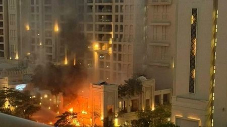 Panică în Dubai! Un hotel de 5 stele a fost bombardat