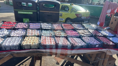 Au apărut primele mărțișoare în Iași! Comercianții rezistă la temperaturi de -2 grade - VIDEO